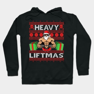 HEAVY LIFTMAS Ugly Christmas Gift Sweater Hoodie